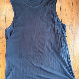 Lululemon Black Sleeveless Mesh Top